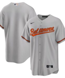 Men's Baltimore Orioles Gray Road Team Jersey