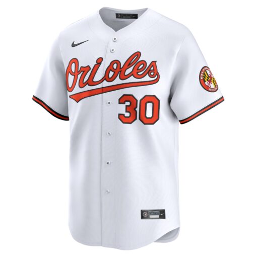 Men's Baltimore Orioles Grayson Rodriguez White Alternate Limited Player Jersey - Image 2