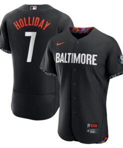 Men's Baltimore Orioles Jackson Holliday Black City Connect Player Jersey