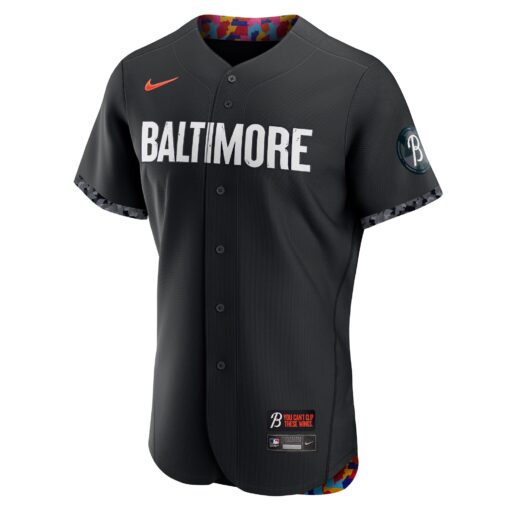 Men's Baltimore Orioles Jackson Holliday Black City Connect Player Jersey - Image 2