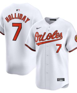 Men's Baltimore Orioles Jackson Holliday White Home Limited Player Jersey
