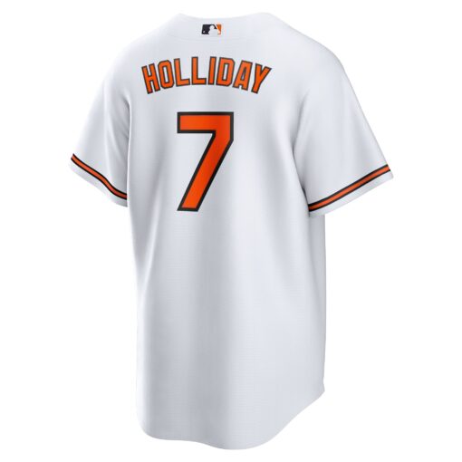 Men's Baltimore Orioles Jackson Holliday White Home Player Jersey - Image 3