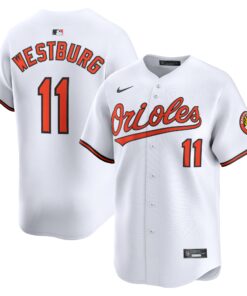 Men's Baltimore Orioles Jordan Westburg White Alternate Limited Player Jersey