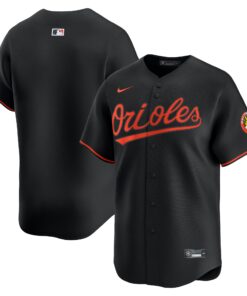 Men's Baltimore Orioles Limited Black Alternate Blank Jersey