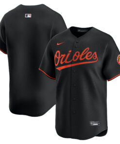 Men's Baltimore Orioles Limited Black Alternate Blank Jersey