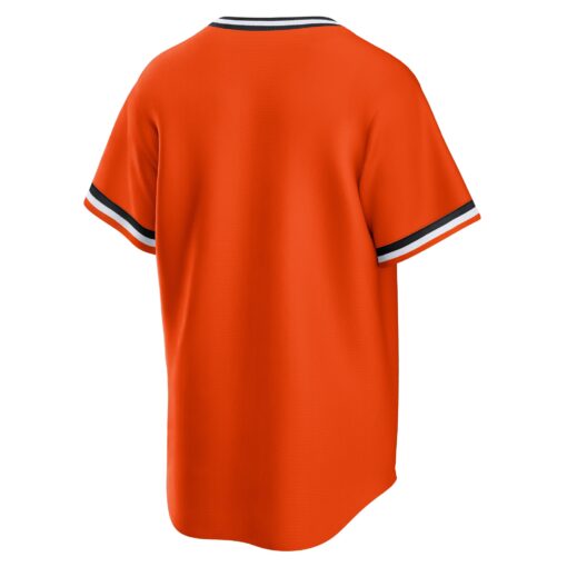 Men's Baltimore Orioles Orange Alternate Cooperstown Collection Team Jersey - Image 3