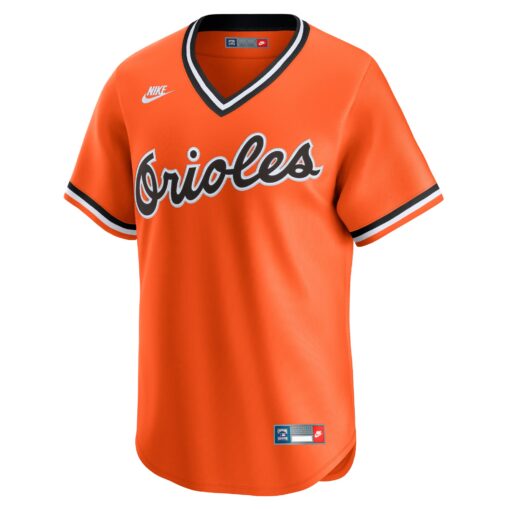 Men's Baltimore Orioles Orange Cooperstown Collection Limited Jersey - Image 2