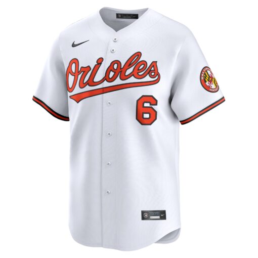 Men's Baltimore Orioles Ryan Mountcastle White Alternate Limited Player Jersey - Image 2