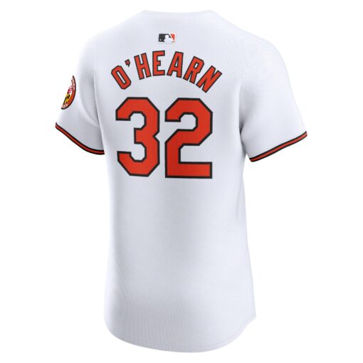 Men's Baltimore Orioles Ryan O'Hearn White Home Elite Player Jersey - Image 3