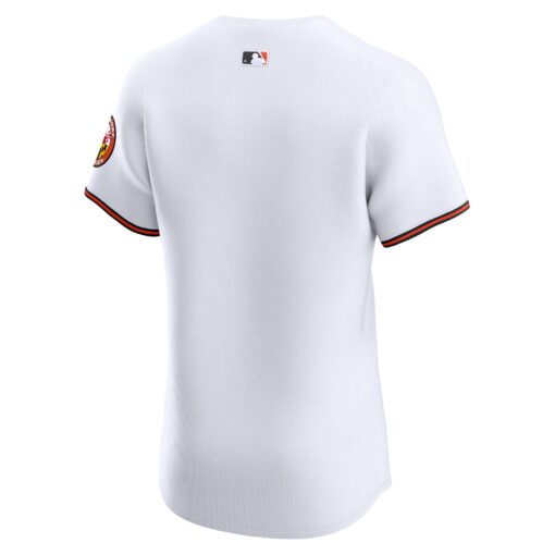 Men's Baltimore Orioles White Home Elite Jersey - Image 3
