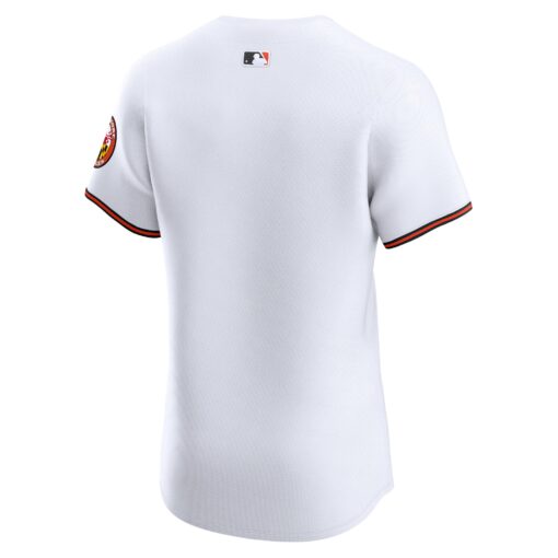 Men's Baltimore Orioles White Home Elite Jersey - Image 3