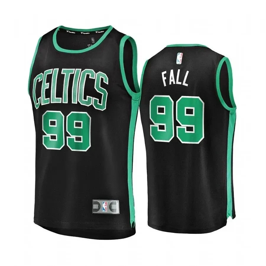 Men's Boston Celtics Tacko Fall Black Statet Jersey - JS844