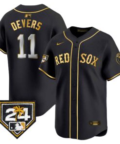 Men's Boston Red Sox 2024 Spring Training Patch Vapor Premier Limited Jersey