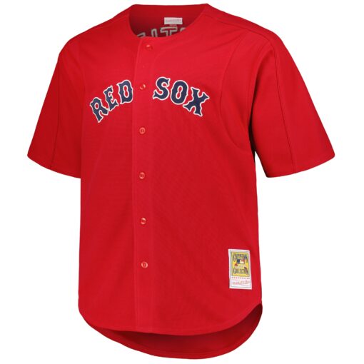 Men's Boston Red Sox David Ortiz Mitchell & Ness Red Big & Tall Cooperstown Collection Batting Practice Jersey - Image 2