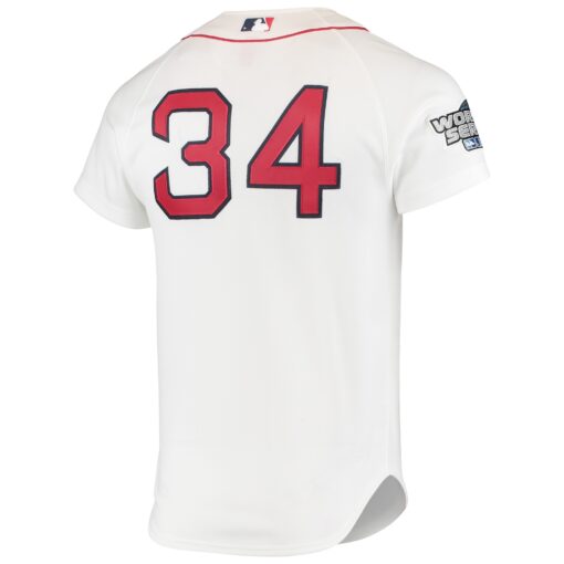 Men's Boston Red Sox David Ortiz Mitchell & Ness White 2004 Cooperstown Collection Home Jersey - Image 3