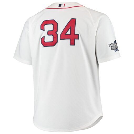 Men's Boston Red Sox David Ortiz Mitchell & Ness White Big & Tall Home Player Jersey - Image 3