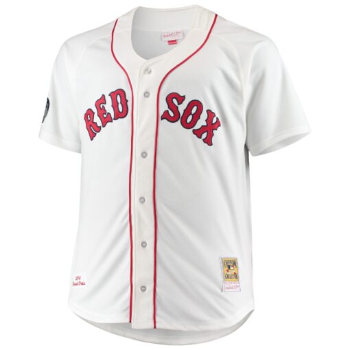 Men's Boston Red Sox David Ortiz Mitchell & Ness White Big & Tall Home Player Jersey - Image 2