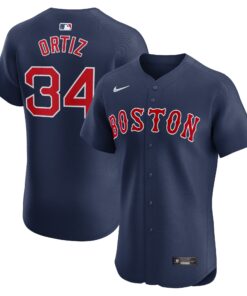 Men's Boston Red Sox David Ortiz Navy Alternate Elite Player Jersey