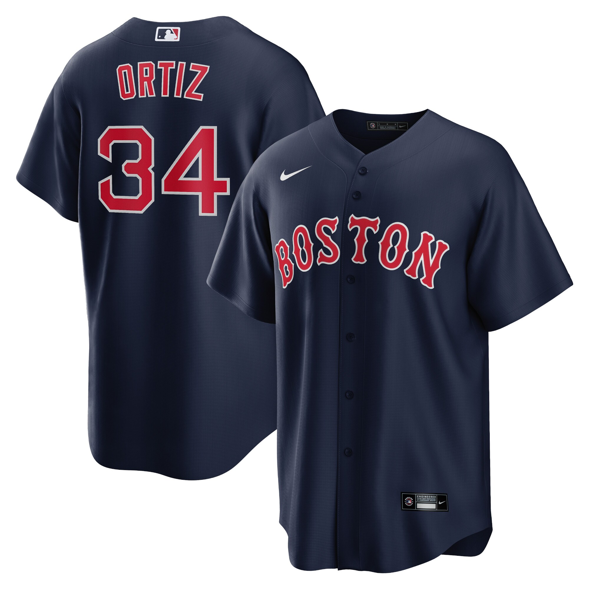 Men's Boston Red Sox David Ortiz Navy Alternate Player Jersey