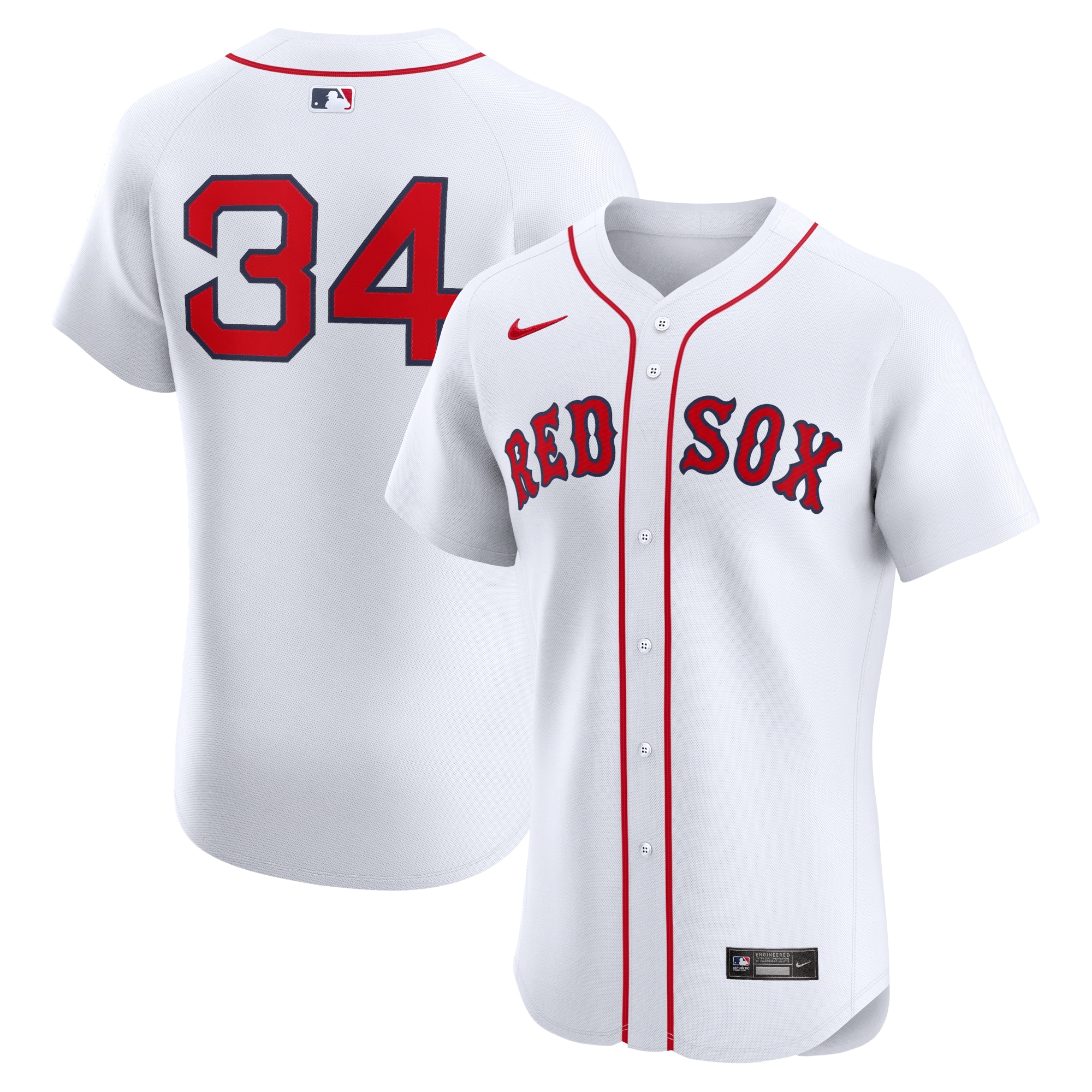 Men's Boston Red Sox David Ortiz White Home Elite Jersey