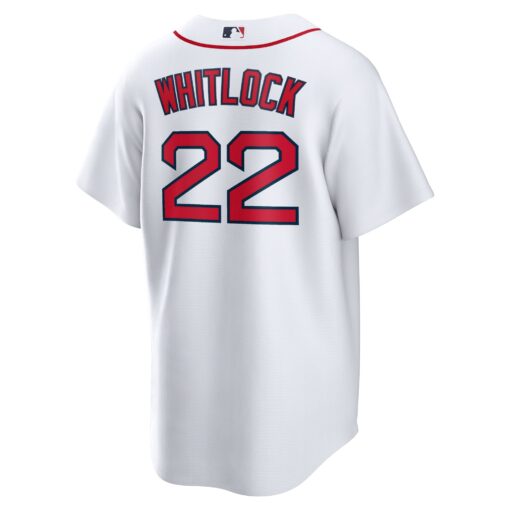 Men's Boston Red Sox Garrett Whitlock White Home Jersey - Image 3