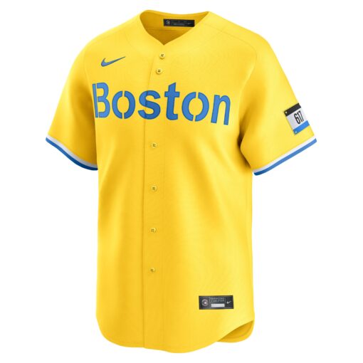 Men's Boston Red Sox Gold City Connect Limited Jersey - Image 2