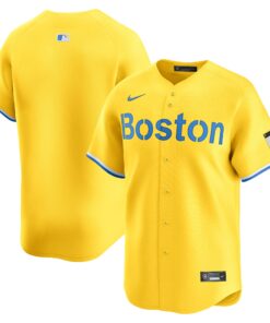 Men's Boston Red Sox Gold City Connect Limited Jersey