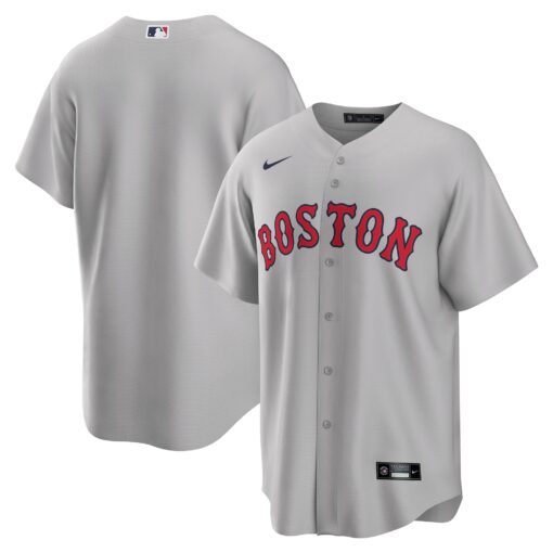 Men's Boston Red Sox Gray Road Team Jersey
