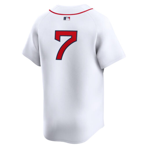 Men's Boston Red Sox Masataka Yoshida White Home Limited Player Jersey - Image 3