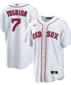 Men's Boston Red Sox Masataka Yoshida White Player Jersey