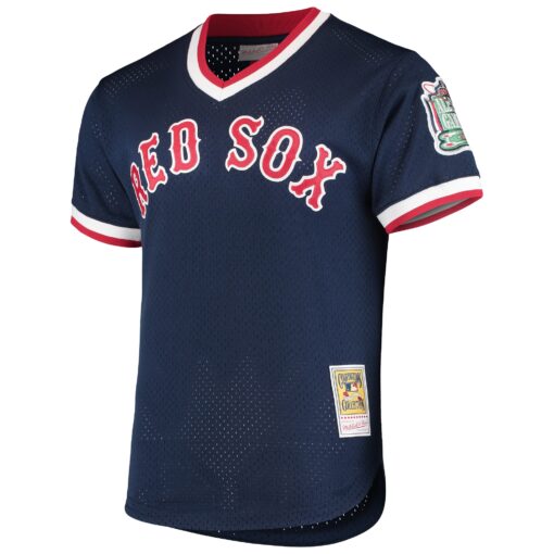 Men's Boston Red Sox Pedro Martinez Mitchell & Ness Navy 1999 Cooperstown Collection Mesh Batting Practice Jersey - Image 2