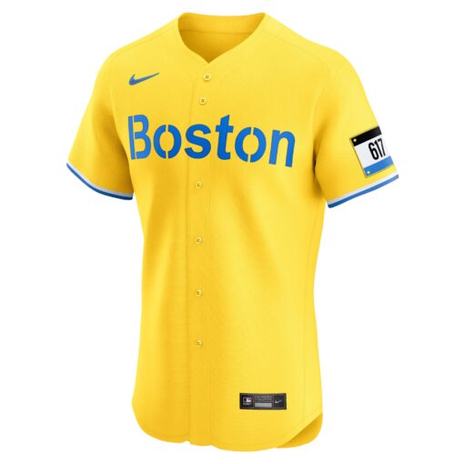 Men's Boston Red Sox Rafael Devers Gold City Connect Elite Jersey - Image 2