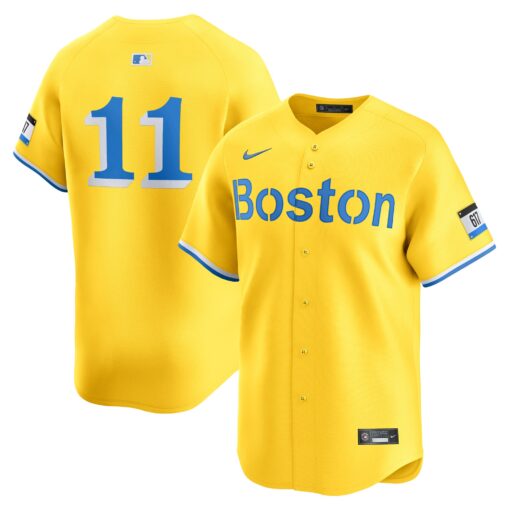 Men's Boston Red Sox Rafael Devers Gold City Connect Limited Player Jersey