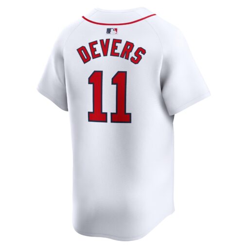Men's Boston Red Sox Rafael Devers White Home Limited Player Jersey - Image 3
