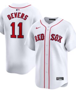 Men's Boston Red Sox Rafael Devers White Home Limited Player Jersey