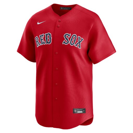 Men's Boston Red Sox Red Alternate Limited Custom Jersey - Image 2