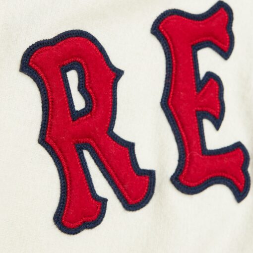 Men's Boston Red Sox Ted Williams Mitchell & Ness Cream Cooperstown Collection 1939 Jersey - Image 4