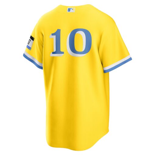 Men's Boston Red Sox Trevor Story Gold City Connect Player Jersey - Image 3