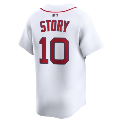 Men's Boston Red Sox Trevor Story White Alternate Limited Player Jersey - Image 3