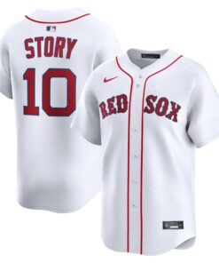 Men's Boston Red Sox Trevor Story White Alternate Limited Player Jersey