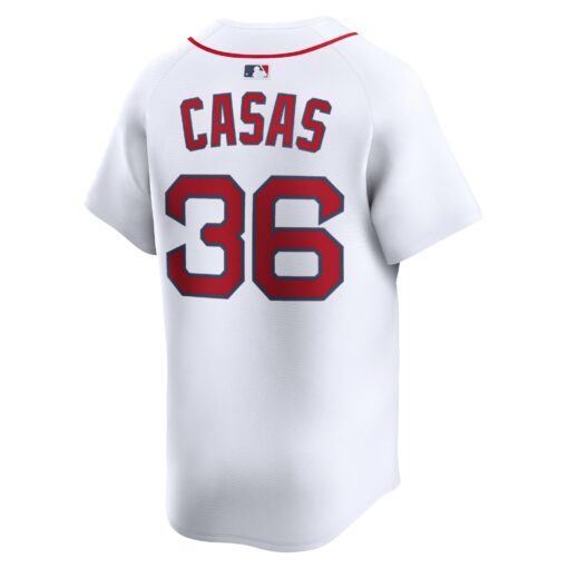 Men's Boston Red Sox Triston Casas White Alternate Limited Player Jersey - Image 3