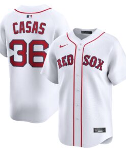 Men's Boston Red Sox Triston Casas White Alternate Limited Player Jersey