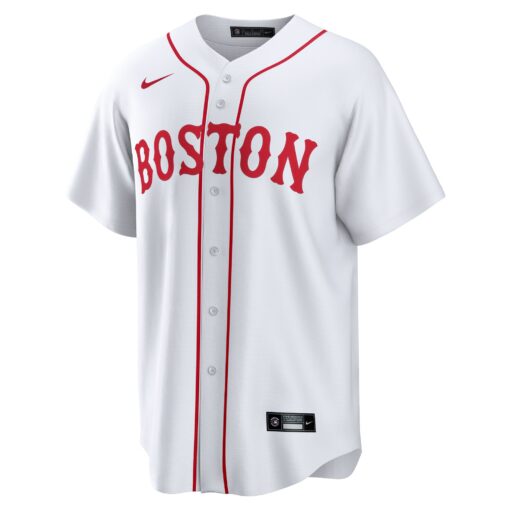 Men's Boston Red Sox White Alternate Team Jersey - Image 2