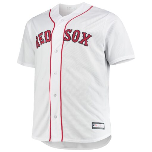 Men's Boston Red Sox White Big & Tall Home Team Jersey - Image 2