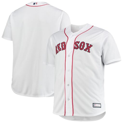 Men's Boston Red Sox White Big & Tall Home Team Jersey