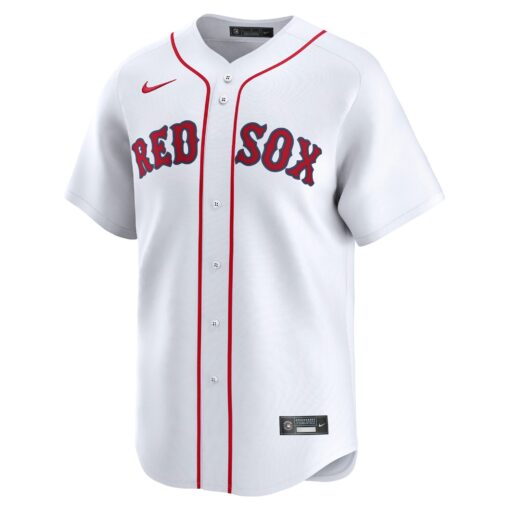 Men's Boston Red Sox White Home Limited Jersey - Image 2