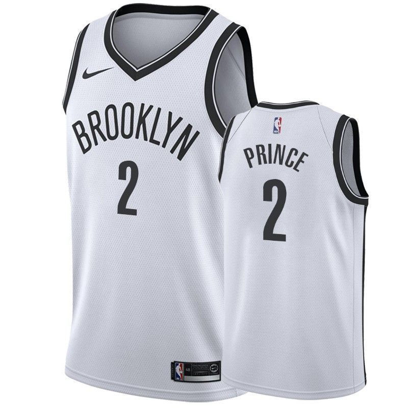 Men's Brooklyn Nets Taurean Prince 2 Association Jersey - JS175