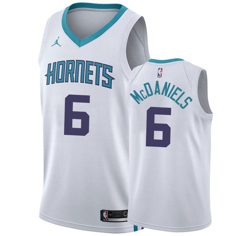 Men's Charlotte Hornets Jalen Mcdaniels 6 Association Jersey - JS474