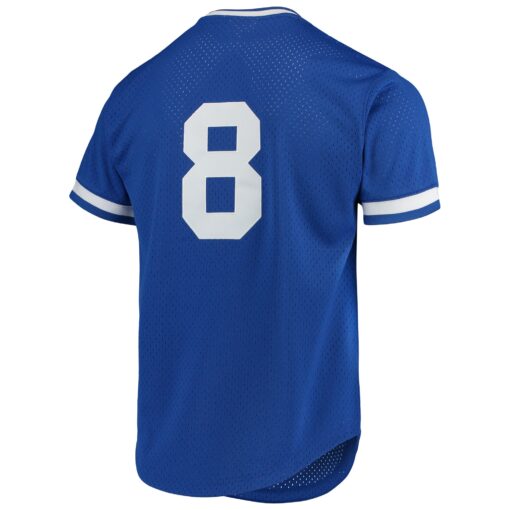 Men's Chicago Cubs Andre Dawson Mitchell & Ness Royal Cooperstown Collection Mesh Batting Practice Jersey - Image 3