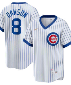 Men's Chicago Cubs Andre Dawson White Home Cooperstown Collection Player Jersey